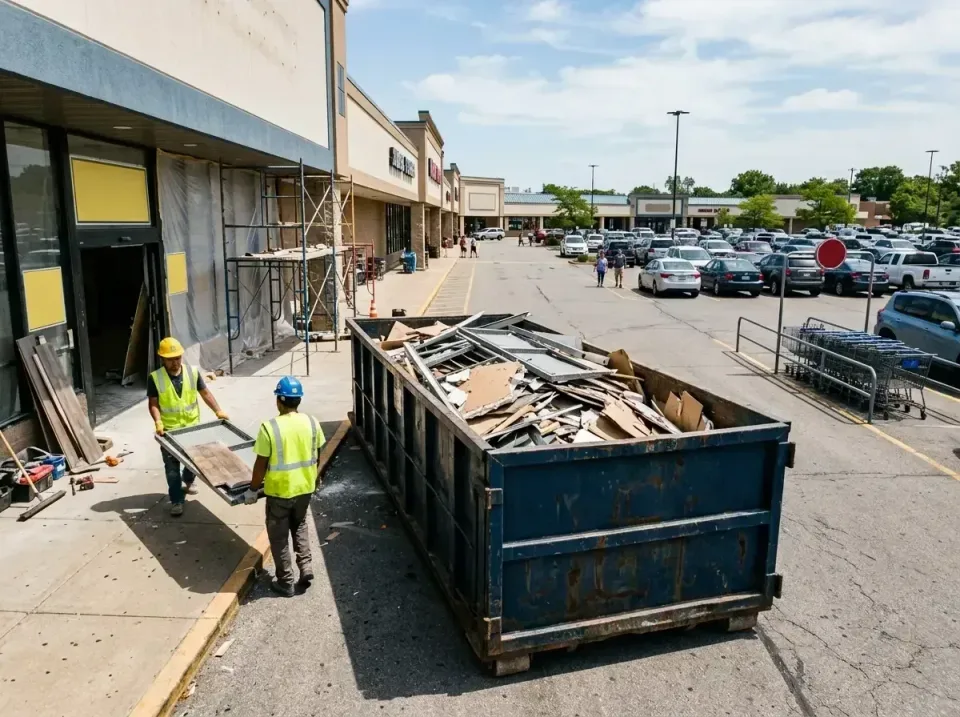 retail-store-renovation-debris-003 — frequently asked questions, Roll-off Dumpster Rentals in Mattoon, IL